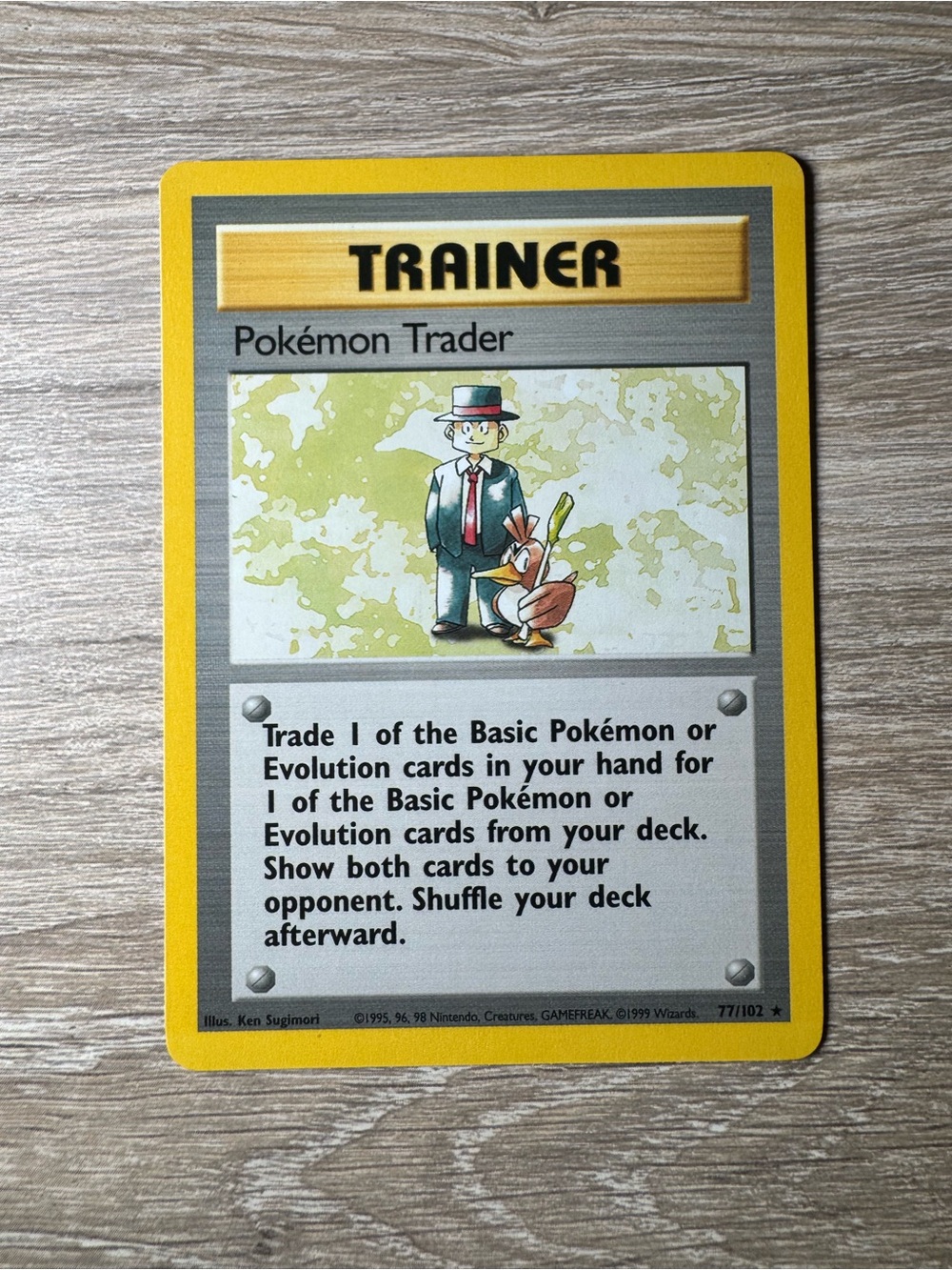 Pokemon Trader #77/Pokemon Base Set